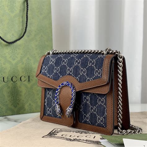 gucci mini handbag snake|Gucci dionysus denim bag.